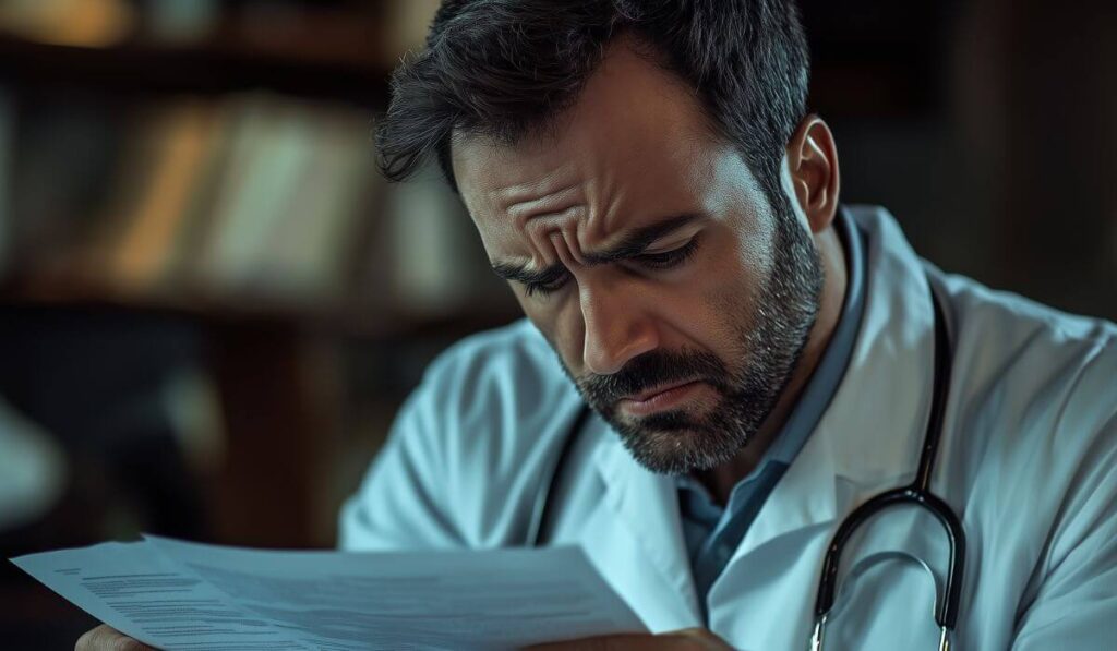 gestor preocupado porque sua clínica está perdendo pacientes